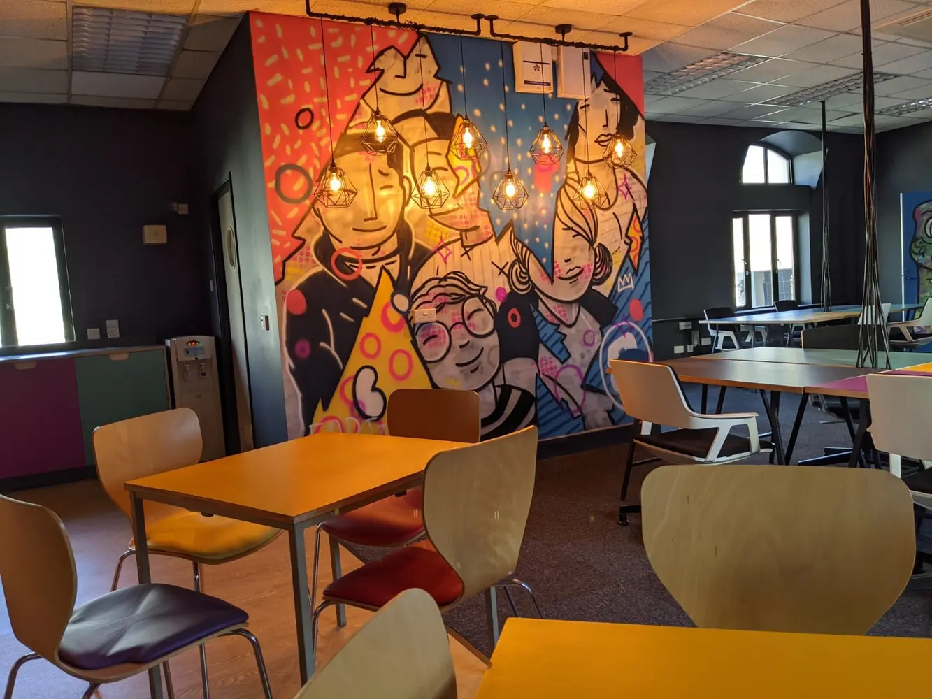 Coworking area and breakout space in @Inc Bury St Edmunds