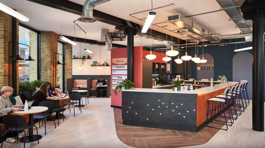 Breakout Space and Cafe at Work.Life Old Street 