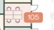Floor plan of full time office workspace in X+Why Manchester 