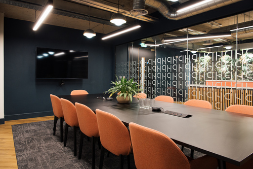 Meeting room at Wizu Workspace Portland House