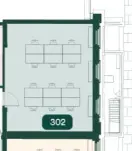 Floor plan of full time office workspace in X And Why Bloomsbury