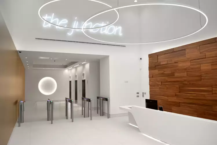Reception area at Halkin Watford Junction 