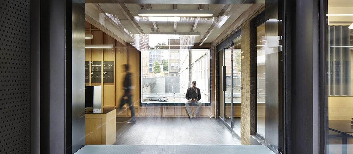 Breakout space in The Shepherds Building