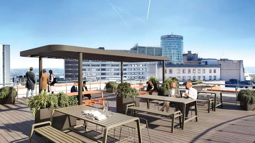 Outside area in Runway East Birmingham