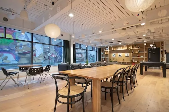 Coworking area at Shoreditch Exchange