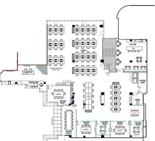 Floor plan of full time office workspace in 10 Lower Thames Street, EC3R 6AF