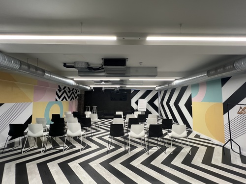 Event space at Huckletree Ancoats, Manchester