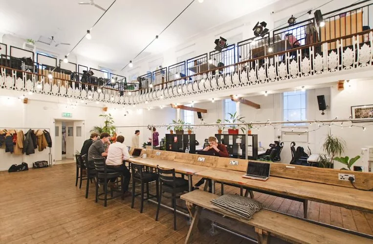 Coworking area in Only Connect, Kings Cross