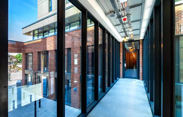 Exterior of building in Lock Studios