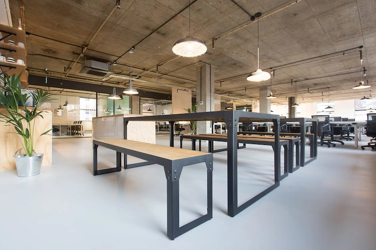 Coworking space at Techspace Aldgate East