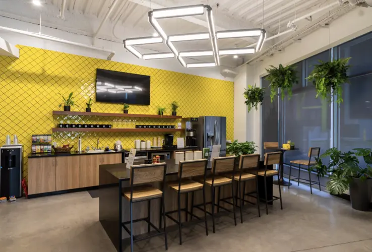 Kitchen in Venture X Richmond