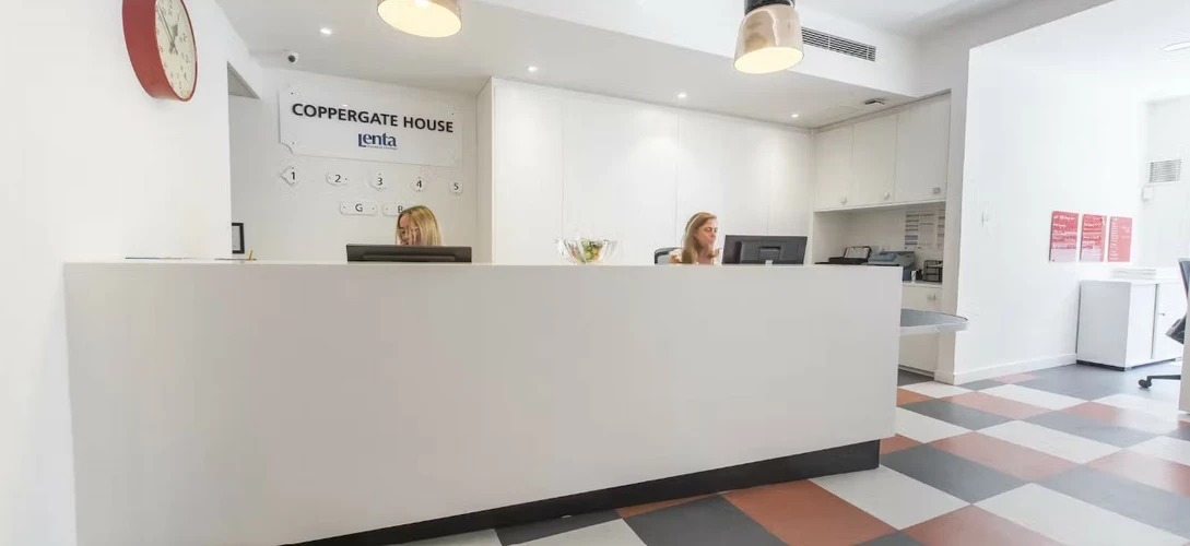 Reception in Coppergate House