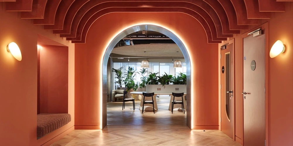 high top table in the breakout space at Clockwise Southampton