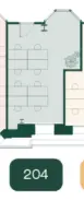 Floor plan of full time office workspace in One Great Cumberland Place
