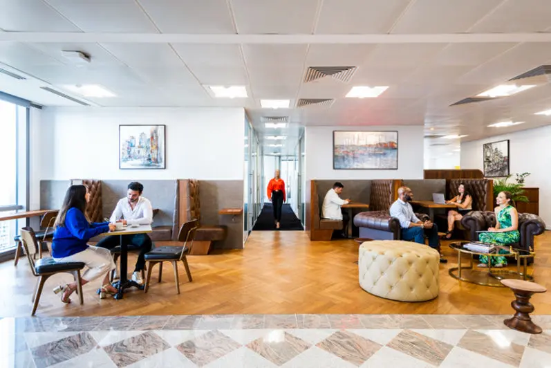 Breakout space in Servcorp Canary Wharf